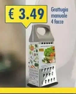 Magika Shop Grattugia manuale 4 facce offerta