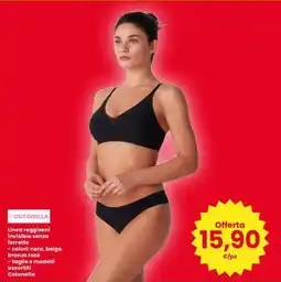 Eurospar Reggiseni invisibile senza ferretto Cotonella offerta