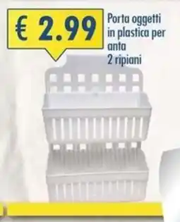 Magika Shop Porta oggetti in plastica per anta offerta