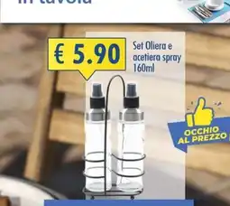 Magika Shop Set Oliera e acetiera spray offerta