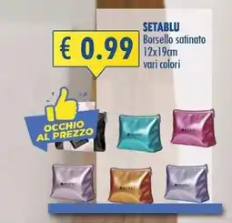 Magika Shop Setablu borsello satinato offerta