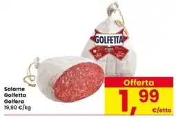 Eurospar Salame Golfetta offerta
