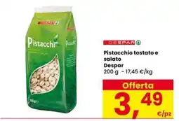 Eurospar Pistacchio tostato e salato Despar offerta