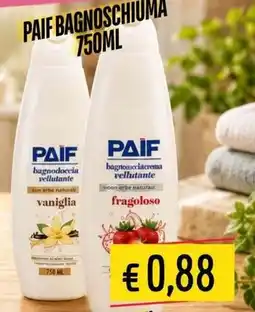 A Casa Mia PAIF bagnodoccia vellutante offerta
