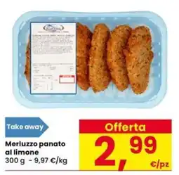 Eurospar Merluzzo panato al limone offerta