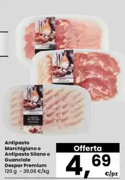 Eurospar Antipasto Marchigiano o Antipasto Silano o Guanciale Despar Premium offerta