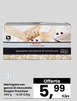 Eurospar Meringata con gocce di cioccolato Despar Premium offerta