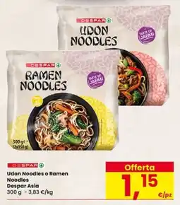 Eurospar Udon Noodles o Ramen Noodles Despar Asia offerta