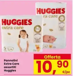 Eurospar Pannolini Extra Care assortiti Huggies offerta