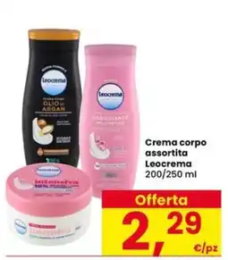 Eurospar Crema corpo assortita Leocrema offerta