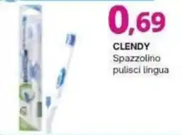 Irys Clendy spazzolino pulisci lingua offerta