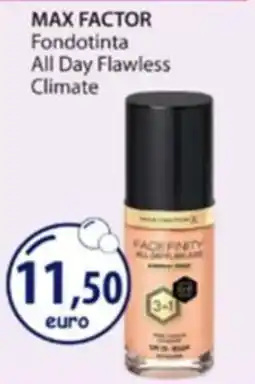 Acqua & Sapone Max Factor Fondotinta All Day Flawless Climate offerta