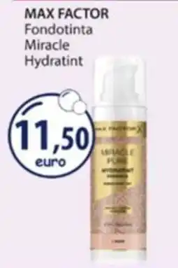 Acqua & Sapone Max Factor Fondotinta Miracle Hydratint offerta
