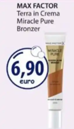 Acqua & Sapone Max Factor Terra in Crema Miracle Pure Bronzer offerta