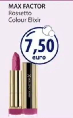 Acqua & Sapone Max Factor Rossetto Colour Elixir offerta