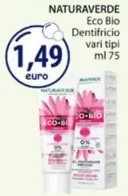 Acqua & Sapone Naturaverde Eco Bio Dentifricio offerta