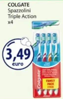 Acqua & Sapone Colgate Spazzolini Triple Action offerta