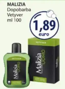 Acqua & Sapone Malizia Dopobarba Vetyver offerta