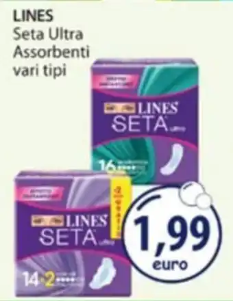 Lines seta ultra assorbenti