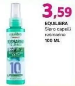 Irys Equilibra Siero capelli rosmarino offerta