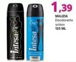 Irys Malizia deodorante unisex offerta