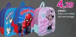 Irys Disney Zaino con retina vari personaggi offerta