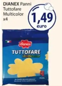 Acqua & Sapone Dianex Panni Tuttofare Multicolor offerta
