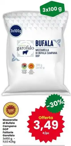Eurospar Mozzarella di Bufala Campana DOP Fattorie Garofalo offerta