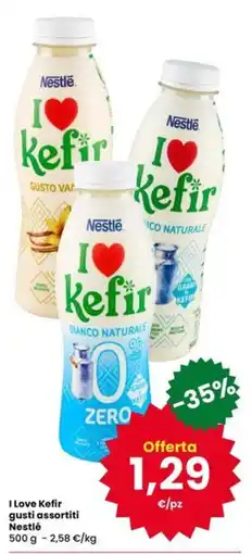 Eurospar I Love Kefir gusti assortiti Nestlé offerta