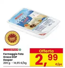Eurospar Formaggio Feta Greca DOP Despar offerta