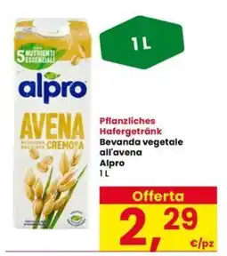 Interspar Bevanda vegetale all'avena Alpro offerta