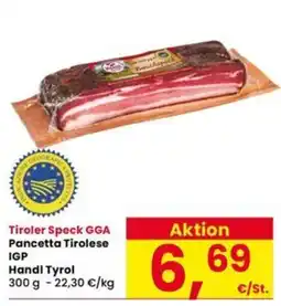 Interspar Tiroler Speck GGA Pancetta Tirolese IGP offerta
