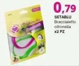 Irys Braccialetto citronella offerta
