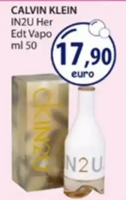 Acqua & Sapone Calvin Klein IN2U Her Edt Vapo offerta
