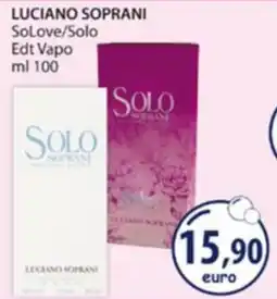 Acqua & Sapone Solo Luciano Soprani offerta