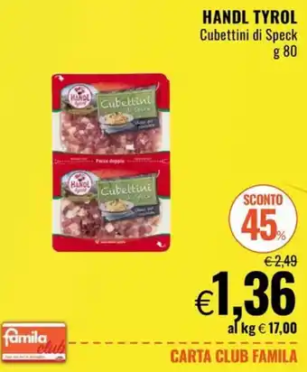 Handl Tyrol Cubettini di Speck