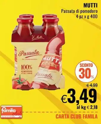 Passata di pomodoro Mutti