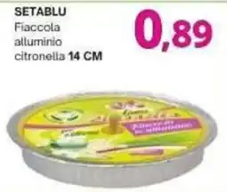 Irys Fiaccola alluminio citronella offerta