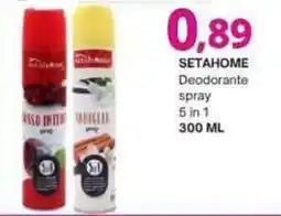 Irys Setahome deodorante spray offerta