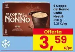 Eurospar Coppa del Nonno Caffè Nestlé offerta