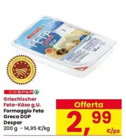 Interspar Formaggio Feta Greca DOP Despar offerta