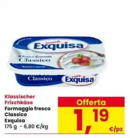 Interspar Formaggio fresco Classico Exquisa offerta