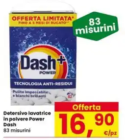 Eurospar Detersivo lavatrice in polvere Power Dash offerta