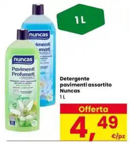 Eurospar Detergente pavimenti assortito Nuncas offerta