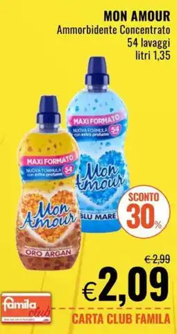 Famila Market Mon Amour Ammorbidente Concentrato offerta