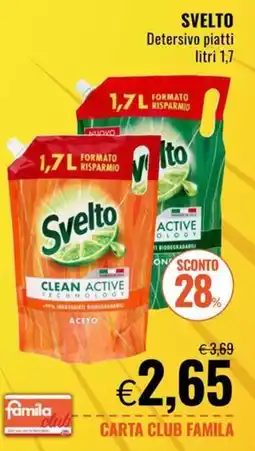 Famila Market Svelto Detersivo piatti offerta