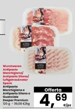 Interspar Antipasto Marchigiano o Antipasto Silano o Guanciale Despar Premium offerta