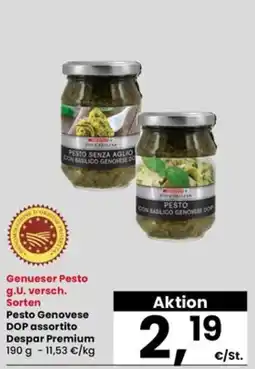 Interspar Pesto Genovese DOP assortito Despar Premium offerta