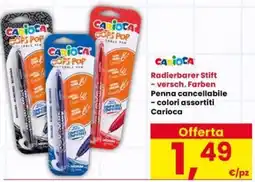Interspar Carioca Cops Pop radierbarer Stift offerta