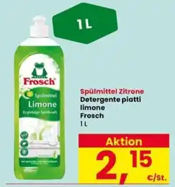 Interspar Spülmittel Zitrone Frosch offerta